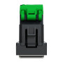 Розетки компьютерные RJ45 Черный 45х22.5х40.5mm ABS-UV [NU344854] Unica New Schneider Electric