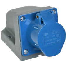 Розетка стаціонарна сси-113 2Р+ре 16А 200-250В ip44, іек [psr11-016-3]