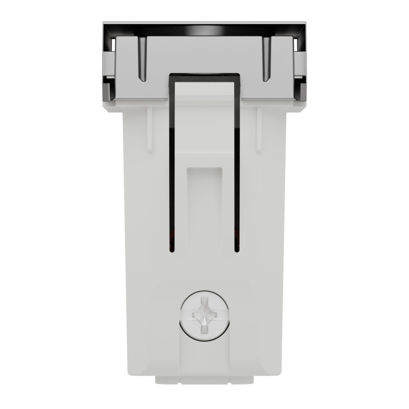 Розетка со шторками 16А Алюминий 45х22.5х39.3mm PC [NU303130] Unica New Schneider Electric