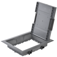 Лючок напольный 16 модулей 330x260x80мм [KNL-80-16-7012] Onfloor УЕК