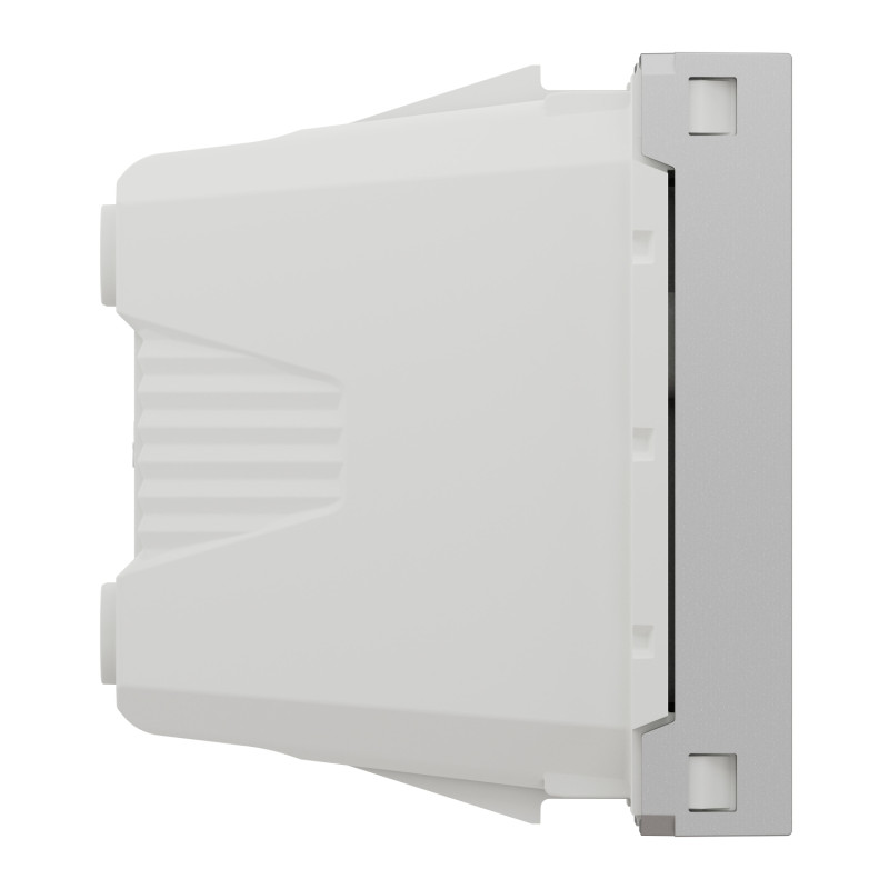 Розетка со шторками 16А Алюминий 45х22.5х39.3mm PC [NU303130] Unica New Schneider Electric