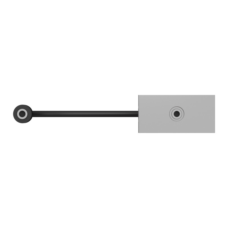 Розетка Minijack 1 модуль алюминий [NU343330] ABS-UV Unica New Шнейдер Электрик