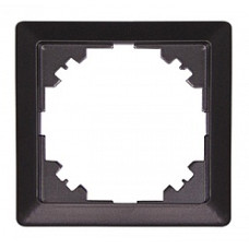 Рамка 1-постовая 81х81х9,5мм антрацит [ins0040048] E.NEXT e.lux.10024L.1.fr.anthracite