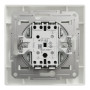 Выключатель проходной одноклавишный Asfora с рамкой самозажимной ABS белый [EPH0400121] Шнейдер Электрик
