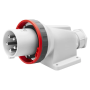 Силовая вилка 3P+N+E 125А 400В стационарная IP67 красная [GW60461] IEC 309 HP GEWISS