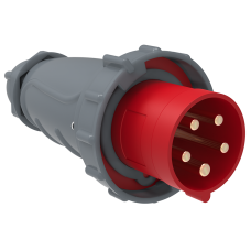 Вилка переносна сси-035 63А-6ч/200/346-240/415В 3Р+ре+N ip67 Magnum, іек [psn02-063-5]