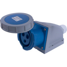Силовая розетка 2P+PE 32А 230В стационарная IP67 синяя [i082010] E.NEXT e.socket.123.32.67