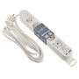 Сетевой фильтр-удлинитель 5 гнезд 3м с з/к USB+Type C с выключателем [ECO019001008] Ornat АСКО
