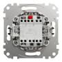 Одноклавишный переключатель с подсветкой бежевый [SDD112106L] ABS-UV Sedna Design&Element Шнейдер Электрик