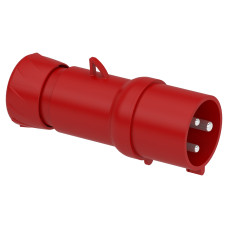 Силовая вилка 2P+E 32А 415В переносная IP44 красная [PKX32M433] PratiKa Schneider Electric