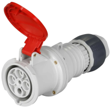 Силовая розетка 3P+E 63А 400В переносная IP44 красная [GW63020H] IEC 309 HP GEWISS