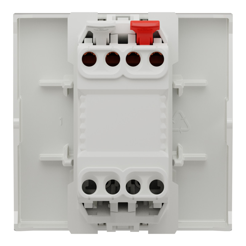 Вимикач 10А Білий 45х45х34.25mm ABS-UV [NU320618N] Unica New Schneider Electric