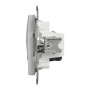 Розетка RJ45+RJ11 6UTP алюминий 73х73х37mm ABS-UV [SDD113468] Sedna Design & Elements Schneider Electric