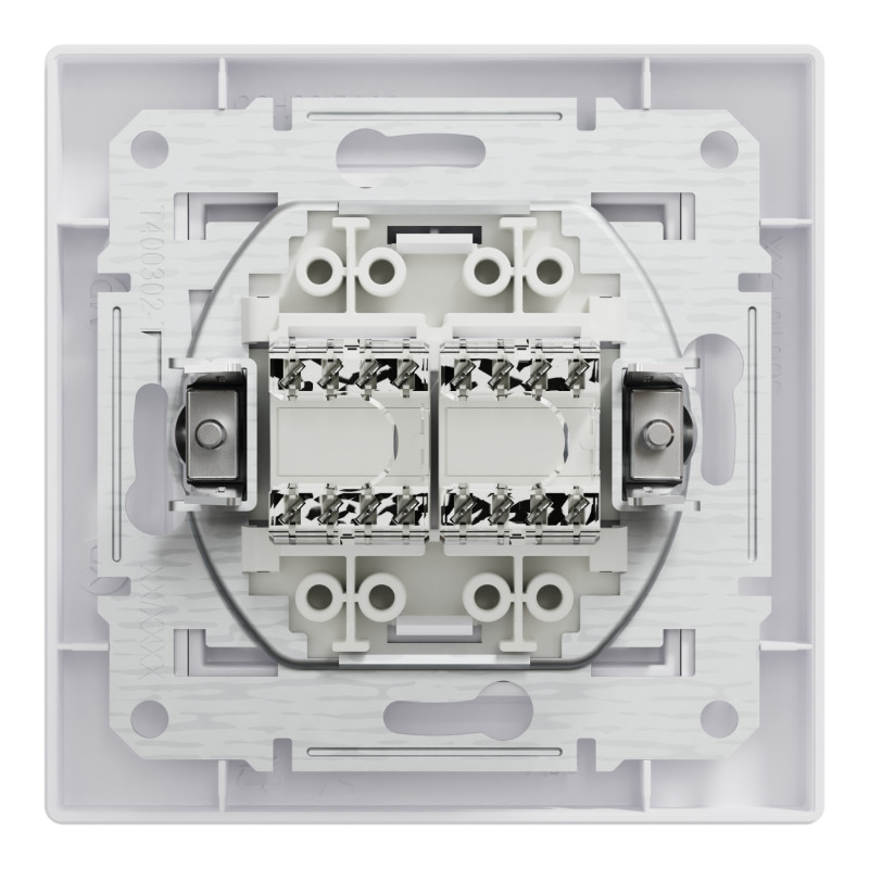 Розетка комп'ютерна з RJ45 UTP кат.5Е Asfora біла ABS [EPH4400121] Шнейдер Електрік