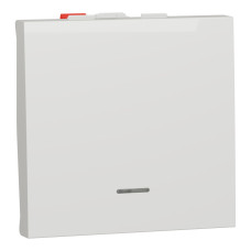 Выключатель 10А Белый 45х45х34.25mm ABS-UV [NU320618N] Unica New Schneider Electric