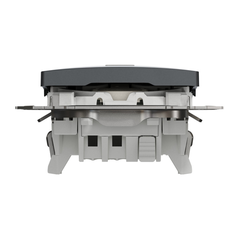 Одноклавишный переключатель с подсветкой черный [SDD114106L] ABS-UV Sedna Design&Element Шнейдер Электрик