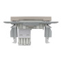 Розетка комп'ютерна RJ45 UTP кат.6 Asfora бронза ABS [EPH4700169] Шнейдер Електрік