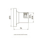 Патрон E27 настінний 56х70mm бакелітовий чорний [s9100019] e.lamp socket wall side.E27.bk.black E.NEXT