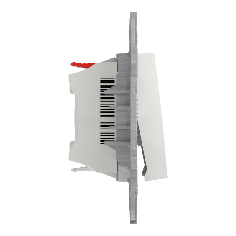 Выключатель 1-клавишный Белый 74.5х74.5х34.25mm PC [NU520318] Unica New Schneider Electric