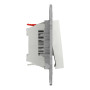 Выключатель 1-клавишный Белый 74.5х74.5х34.25mm PC [NU520318] Unica New Schneider Electric
