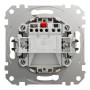 Одноклавишный кнопочный выключатель бежевый [SDD112111] ABS-UV Sedna Design&Element Шнейдер Электрик