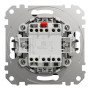Одноклавишный переключатель с подсветкой черный [SDD114106L] ABS-UV Sedna Design&Element Шнейдер Электрик