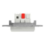 Выключатель 1-клавишный Белый 74.5х74.5х34.25mm PC [NU520318] Unica New Schneider Electric