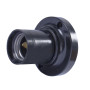 Патрон E27 настінний 56х70mm бакелітовий чорний [s9100019] e.lamp socket wall side.E27.bk.black E.NEXT