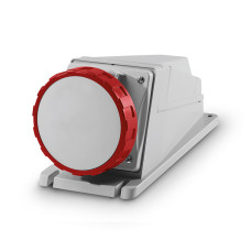 Силовая розетка 3P+N+PE 63А 400В стационарная IP67 [DIS5156357] Quadro ДКС
