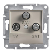 TV-SAT-SAT розетка конечная Asfora бронза ABS [EPH3600169] Шнейдер Электрик