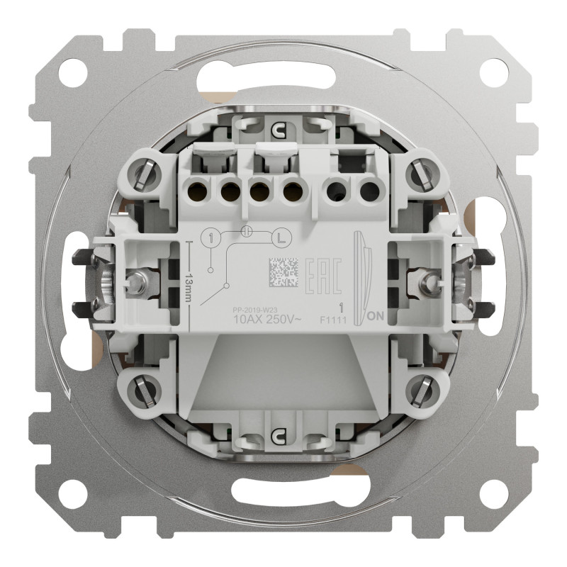 Карточный выключатель 10А Бежевый 73х73х45mm ABS-UV [SDD112121] Sedna Design & Elements Schneider Electric