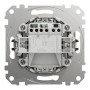 Карточный выключатель 10А Бежевый 73х73х45mm ABS-UV [SDD112121] Sedna Design & Elements Schneider Electric
