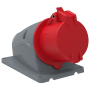 Розетка стационарная сси-114 16А-6ч/380-415В 3Р+ре ip44 Magnum, иек [psn12-016-4]
