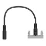 Розетка Minijack 1 модуль алюминий [NU343330] ABS-UV Unica New Шнейдер Электрик
