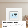 Терморегулятор с датчика температуры 16A 3000BA сухой контакт [4820120222085] белый pro dry contact Terneo