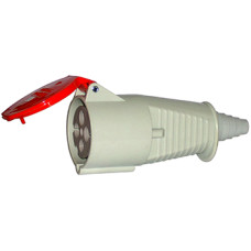 Силовая розетка 3P+PE 16А 400В переносная IP44 красная [2627-326] E.NEXT