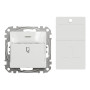 Картковий вимикач 10А Білий 73х73х45mm ABS-UV [SDD111121] Sedna Design & Elements Schneider Electric