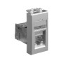 Розетка компьютерная RJ45 категория 5е экранированная 1 модуль серый [4404361] ДКС Avanti