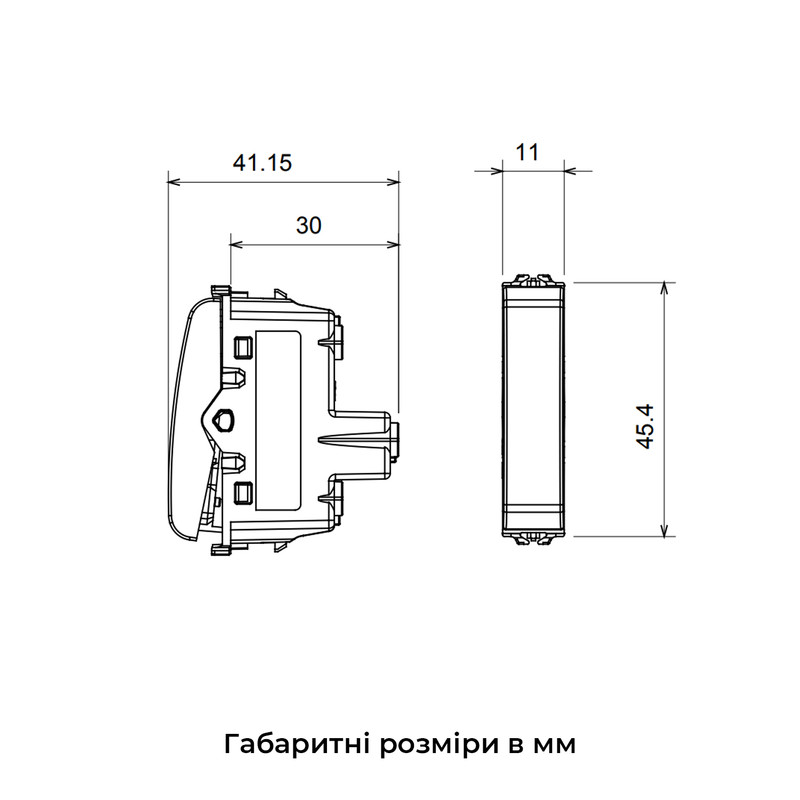 Выключатель проходной одноклавишный с подсветкой 1/2 модуля Chorusmart технополимер титан [GW14061] Gewiss