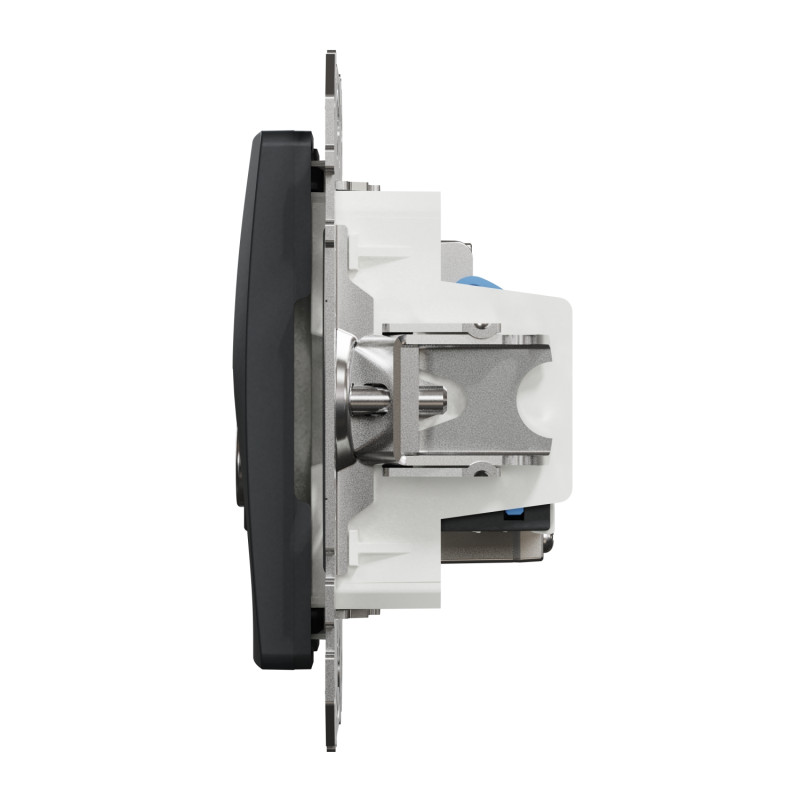 Розетка RJ45 кат.6 UTP -TV черная [SDD114469T] ABS-UV Sedna Design&Element Шнейдер Электрик