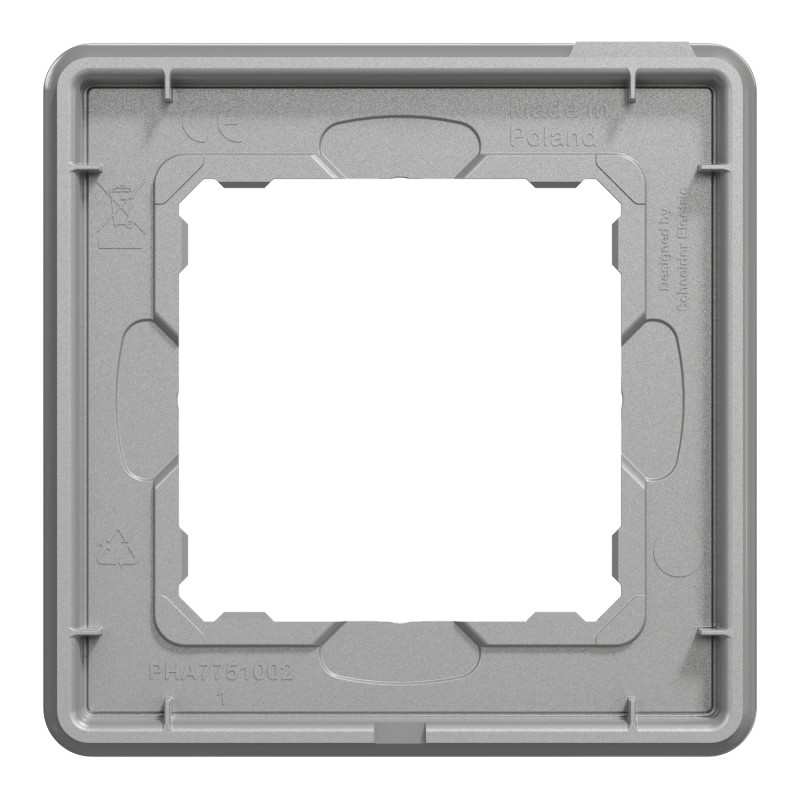Рамка 1-постовая искусственное матовое стекло [SDD362801] ABS-UV Sedna Design&Element Шнейдер Электрик