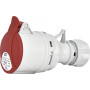 Силовая розетка 3P+N+PE 16А 400В переносная IP44 красная [4482002] ES-1653 ETI