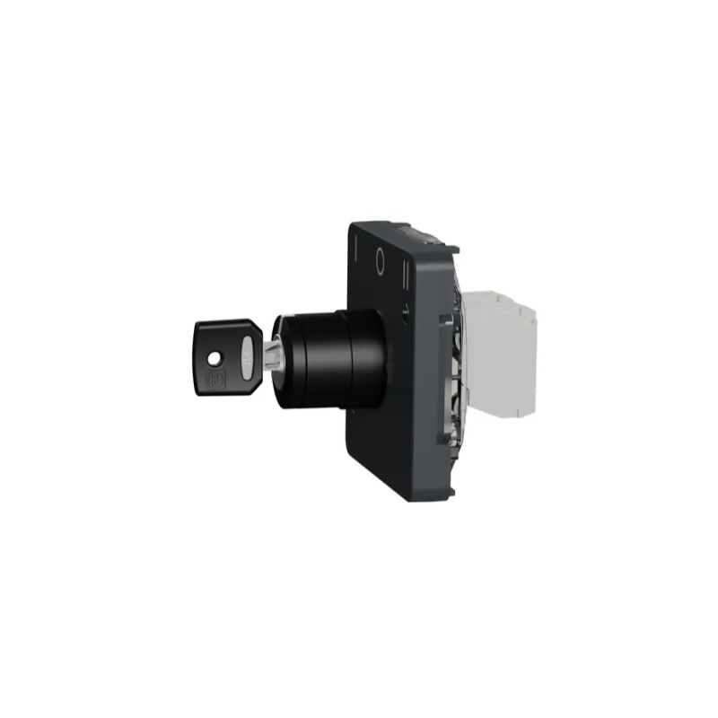 Механизм выключателя с ключом на 3 положения IP55 черный [MUR35061] ABS Mureva Styl Schneider Electric