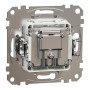 Розетка R/TV/SAT конечная 4дБ белый 73х73х41mm ABS-UV [SDD111481] Sedna Design & Elements Schneider Electric