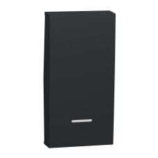 Клавиша для выключателя 1 модуль антрацит 45х22.5х9mm ABS-UV [NU910054N] Unica New Schneider Electric