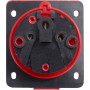 Силовая розетка 2P+PE 16А 230В встраиваемая IP44 красная [p012010] E.NEXT e.socket.pro.3.16.wall