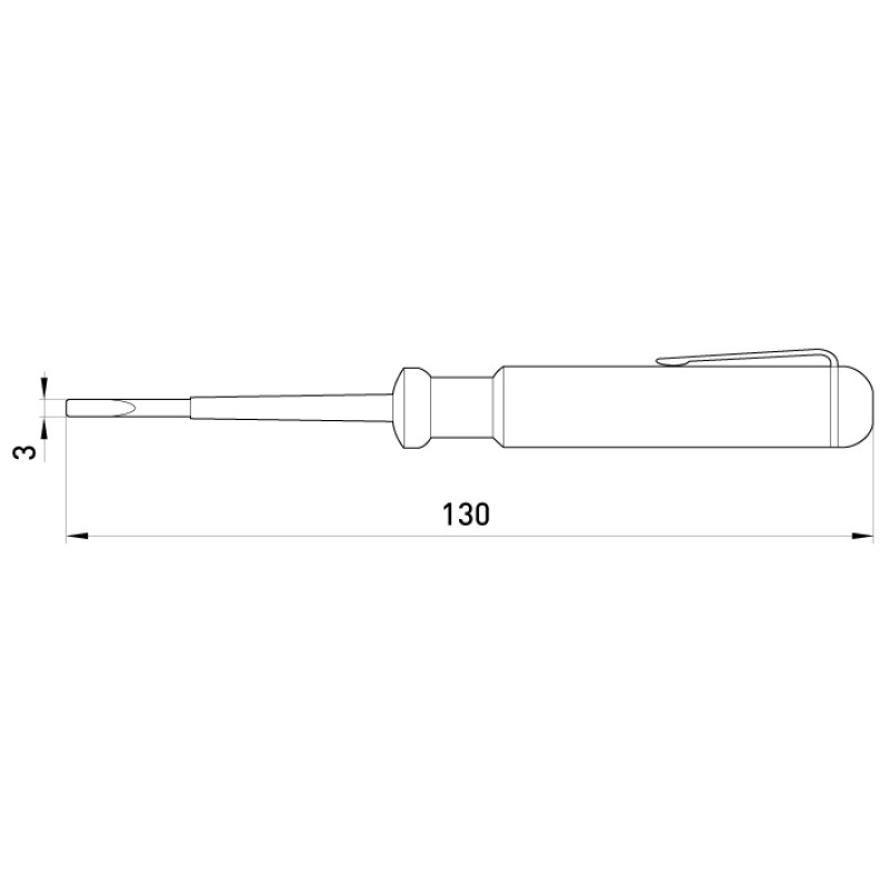 Викрутка-індикатор 3x100мм прямий SL 100-500V AC [t001101] e.tool.test01 E.NEXT