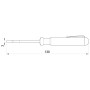 Викрутка-індикатор 3x100мм прямий SL 100-500V AC [t001101] e.tool.test01 E.NEXT