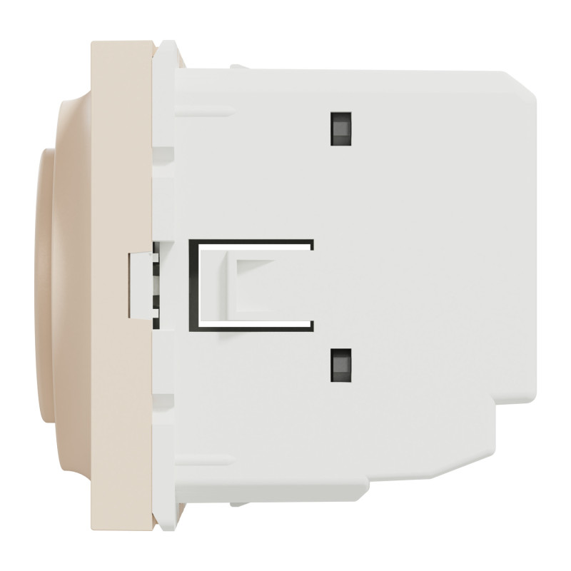 Термостат комнатный Бежевый (RAL 1013) 45х45х47mm PC [NU350144] Unica New Schneider Electric
