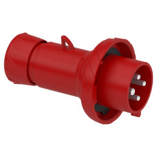 Силовая вилка 3P+E 32А 440В переносная IP67 красная [PKX32M7C4] PratiKa Schneider Electric